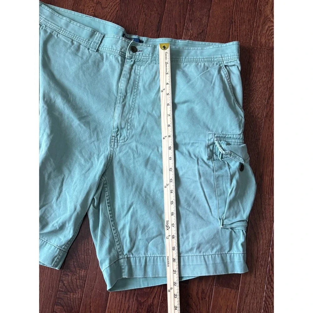 Polo Ralph Lauren Mens 42 Green Cotton Cargo Shorts Classic Fit Seafoam Utility